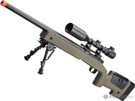 CYMA USMC M40A3 Bolt Action Airsoft Sniper Rifle (Package: OD Green ...