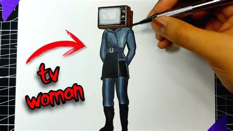 How To Draw Titan Tv Woman Skibidi Toilet Diys Drawing Coloring | Hot Sex Picture