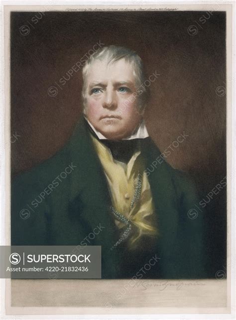 SIR WALTER SCOTT Scottish writer Date: 1771 - 1832 - SuperStock