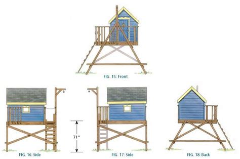 Free Deluxe Tree House Plans