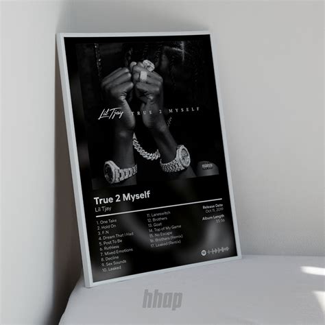 Lil Tjay - True 2 Myself - Album Cover Poster sold by Long-Distance ...