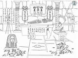 Ancient Egypt Coloring Page  Treasure Hunt 4 Kids sketch template
