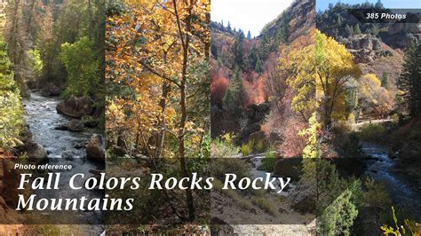 ArtStation - Fall Colors Rocks Rocky Mountains | Resources