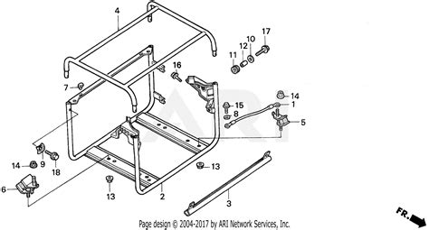 Honda EB5000X A GENERATOR, JPN, VIN# EA7-3000001 Parts Diagram for EM/EB FRAME