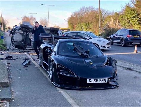 McLaren Senna Gets Wrecked in a Major Crash in the UK - The Supercar Blog