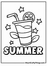 Summer Printables Coloring sketch template
