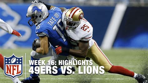 49ers vs. Lions | Week 16 Highlights | NFL - YouTube