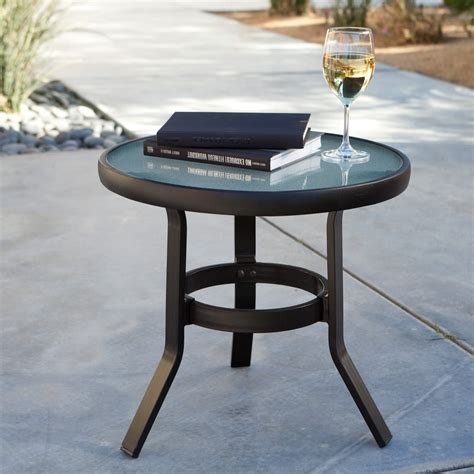 Coral Coast Del Rey 20 in. Patio Side Table - Walmart.com - Walmart.com