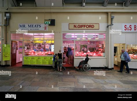 Kirkgate Market Leeds is a market in Leeds, West Yorkshire, England Stock Photo - Alamy