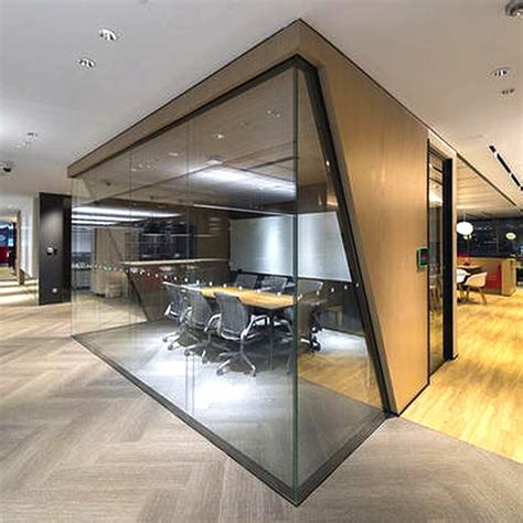 Office Partition Glass Wall Tempered Laminated Glass Partition Price - China Glass Wall and ...