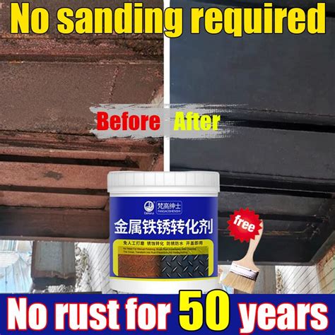 Lasts 30 years anti rust primer anti rust paint for metal anti rust paint 350ml Turn rust into ...