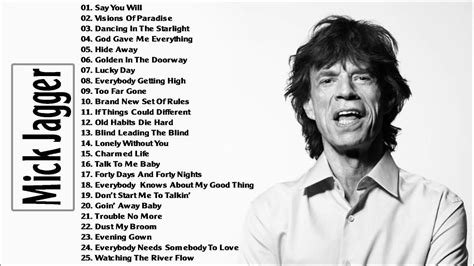 Mick Jagger Greatest Hits - Best Of Mick Jagger Full Album 2021 - YouTube