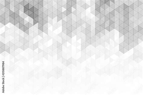 Abstract geometric background with grey and white color tone triangle ...