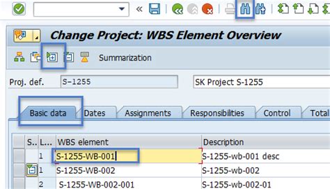 CJ20N - add new level 2 WBS elements based on current ones | Automate