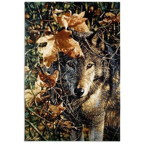 Autumn Eyes Wolf Wall Hanging