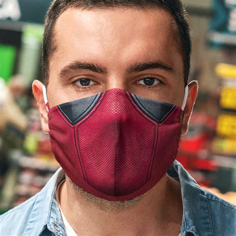 Deadpool Reusable Face Cover Fitted Face Mask Character | Etsy