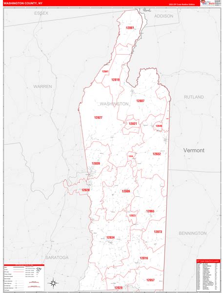 Maps of Washington County New York - marketmaps.com