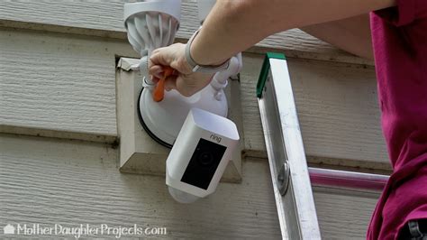 How to Install Ring Flood Light Cam - Mother Daughter Projects