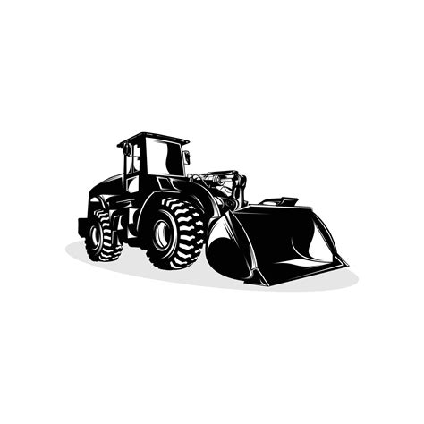 Bulldozer logo design template design vector 18750269 Vector Art at ...