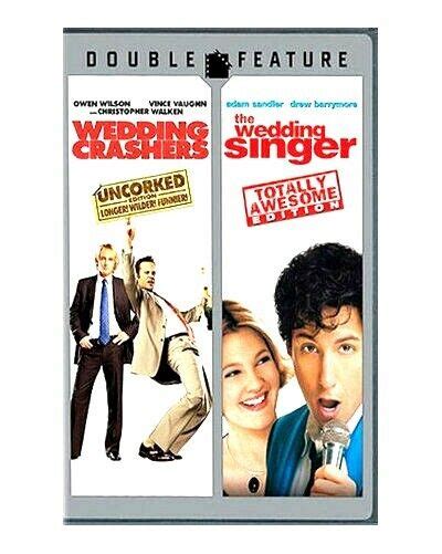 Wedding Crashers 2002 OWEN WILSON+Wedding Singer 1998 ADAM SANDLER DVD ...