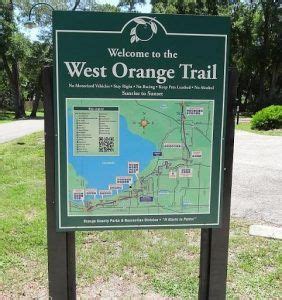 West Orange Trail Map Sign | West orange, Orange county parks ...