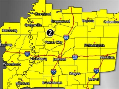 Severe Weather Possible Late Today into Evening - Kicks96news.com - Central Mississippi News 24/7