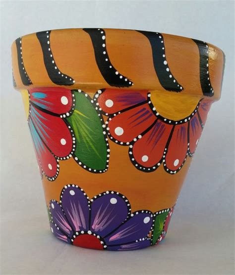 This item is unavailable - Etsy | Clay flower pots, Painted flower pots ...