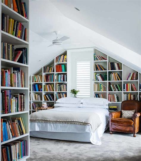 bedroom Classic White - BookLovers Will Go Mad For These Enchanting Bedroom Libraries | Home ...