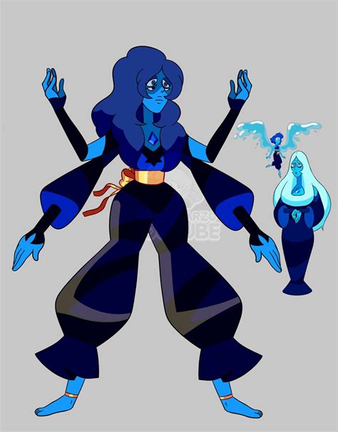 Credits to the artist in the picture | Blue Diamond + Lapis Lazuli | Steven Universe Art ...