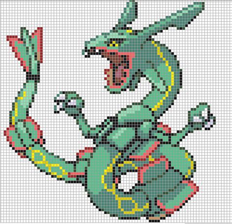 Rayquaza (Large) by Hama-Girl on DeviantArt | Pixel | Pinterest | deviantART, Pokémon and Girls