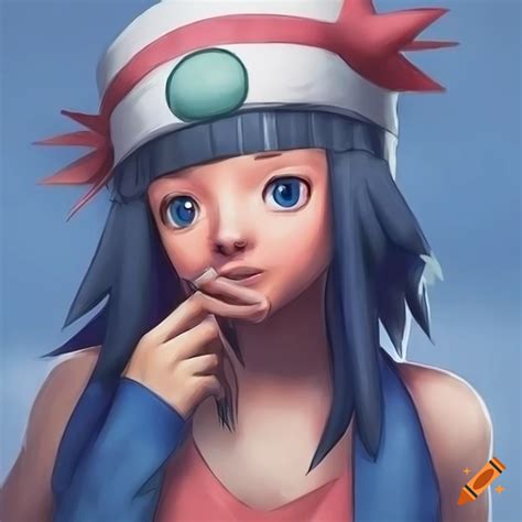 Dawn (pokemon), realistic photo, realistic style