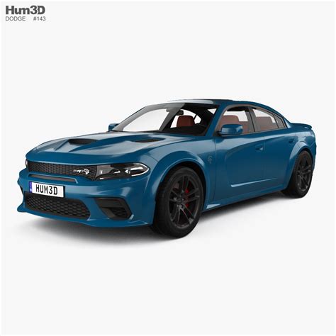 Dodge Charger SRT Hellcat with HQ interior 2023 3D model - Download ...