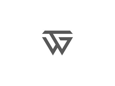 Premium Vector | Wt logo design