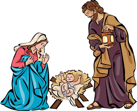 nativity play rysunek - Szukaj w Google | Nativity clipart, Holy family ...