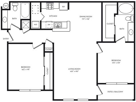 Galley Kitchen Floor Plan Layouts - floorplans.click