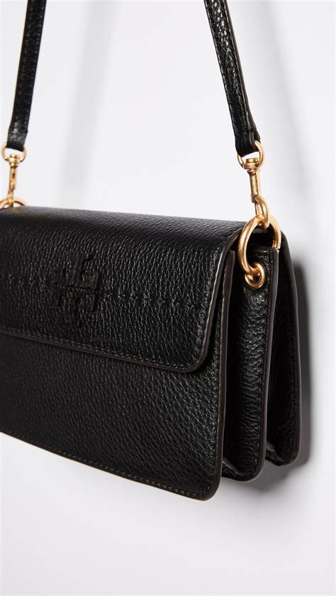 Tory Burch Mcgraw Cross Body Bag in Black - Lyst