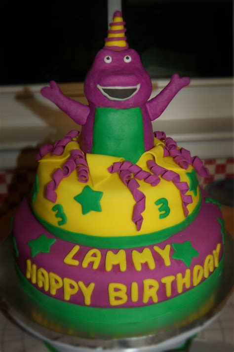 Barney Birthday Cake - CakeCentral.com