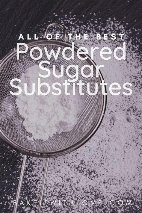 Best Powdered Sugar Substitute (12 Quick & Easy Alternatives To Use!)