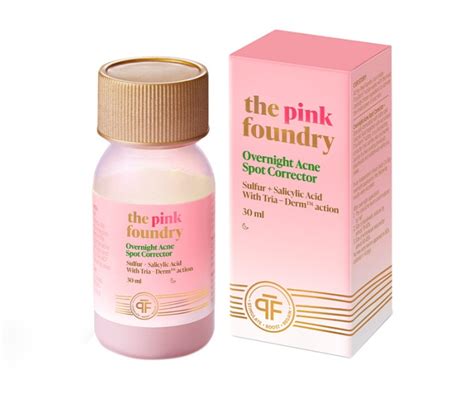 The Pink Foundry Overnight Acne Spot Corrector ingredients (Explained)