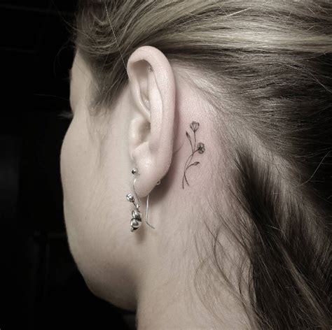 Pin by anna patterson on i n k | Behind ear tattoos, Neck tattoo ...