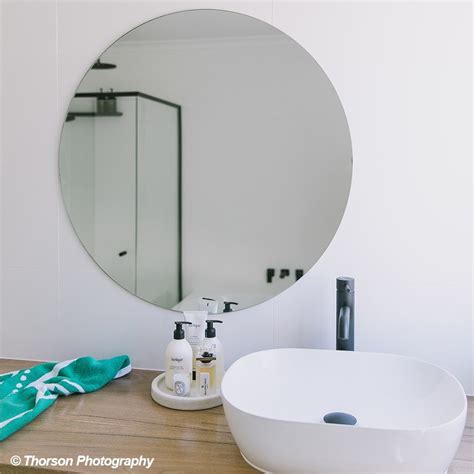 REFLEKTA Round Pencil Edge Mirror 800mm - Casa Lusso