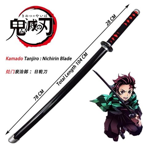 Demon Slayer Kamado Tanjiro Nichirin Blade (Cosplay Wooden Sword), Hobbies & Toys, Memorabilia ...