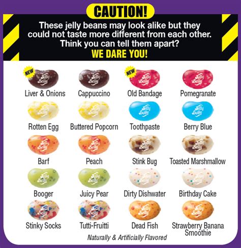 Jelly Belly’s Latest ‘BeanBoozled’ Flavors Include ‘old Bandage’ And ...