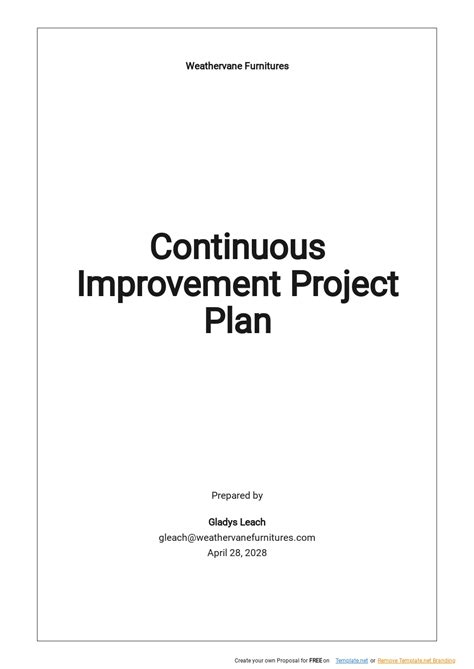 Continuous Improvement Plan Template Aged Care - Printable Templates