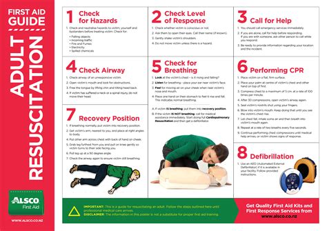First Aid Poster Printable - Printable World Holiday