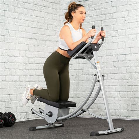 XtremepowerUS Roller Coaster Abdominal Machine Waist Fitness Equipment Abdomen Cushion Exercise ...