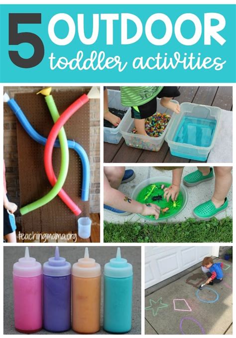 5 Outdoor Toddler Activities - Giveaway - Teaching Mama