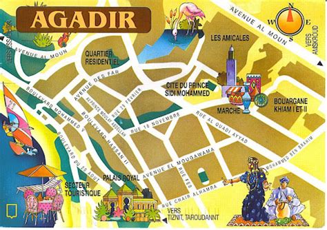 Morocco Map: Agadir & Agadir region maps