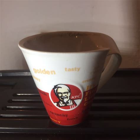 KFC Commemorative Mug Cup 500th Store 24K Gold, Hobbies & Toys ...