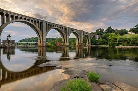 Richmond Train Bridge Photograph by Michael Donahue - Pixels